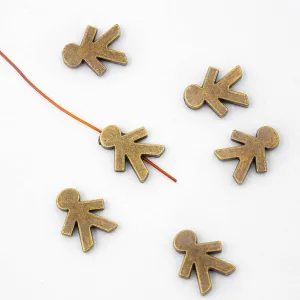 20 Pcs for 0.1cm leather,Antique Brass boy bracelet jewelry supplies jewelry finding D-5-3-103