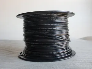 Approved Single Plastic Covered Black Fixture or Equipment Wire