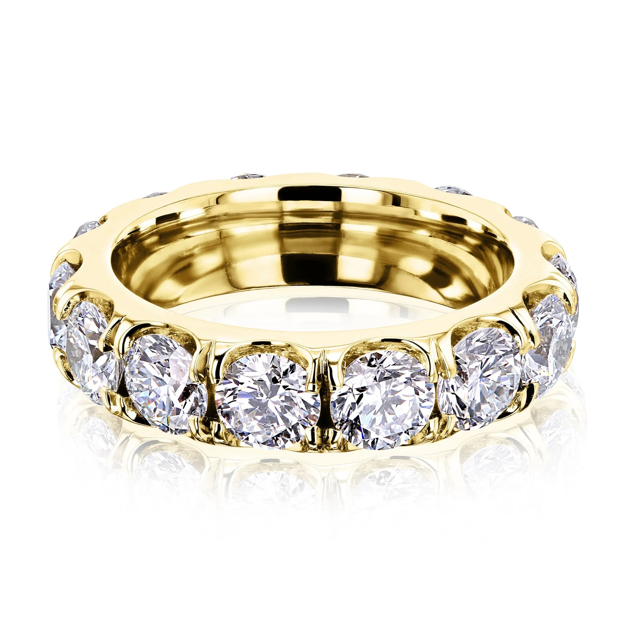 Bertha Wide Eternity Band