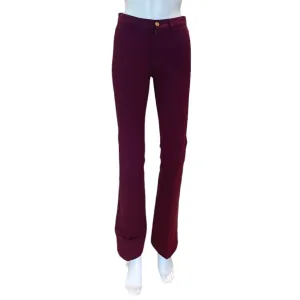 Bordeaux Knit Trousers