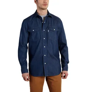 Carhartt Ironwood Denim Work Shirt Sfnt Rlxd Fit