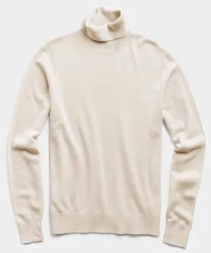 Cashmere Turtleneck in Ivory