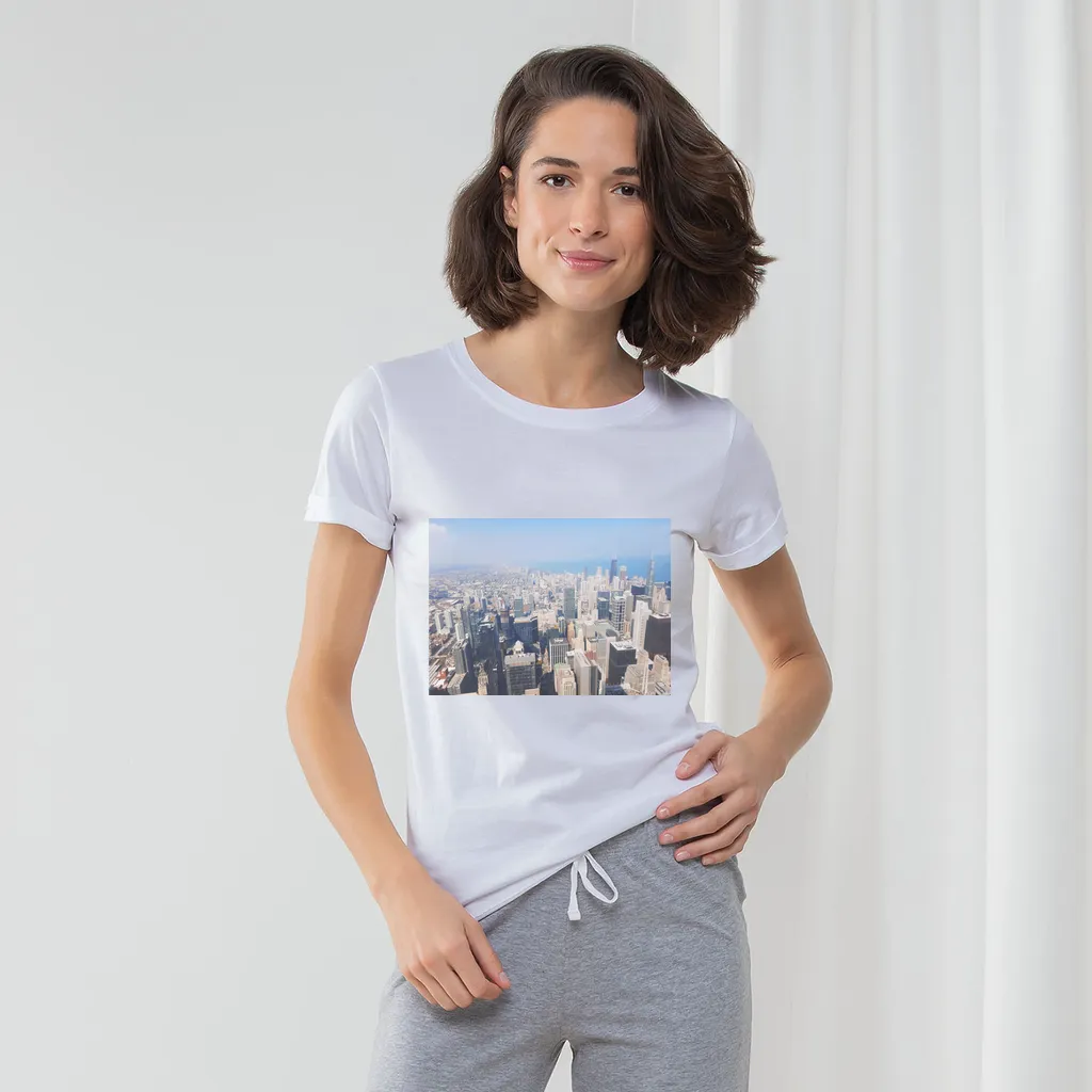 Chicago Skyline Women's Long Pant Pyjama Set