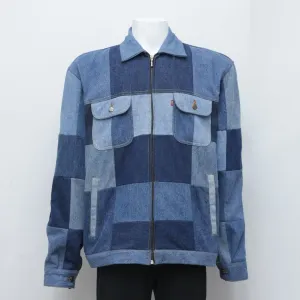 CR2166 Rework Denim Jackets Patchwork