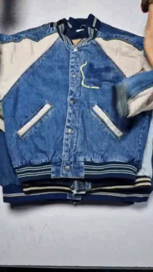 Denim Varsity Jackets