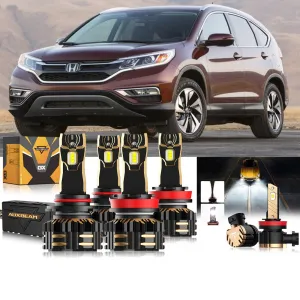 For 2015-2019 Honda CR-V 9005 H11 LED Headlight Bulbs Bundle