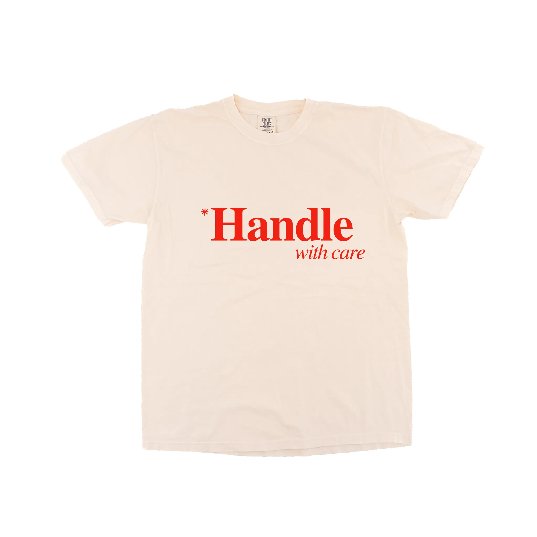 *Handle With Care - Tee (Vintage Natural, Short Sleeve)