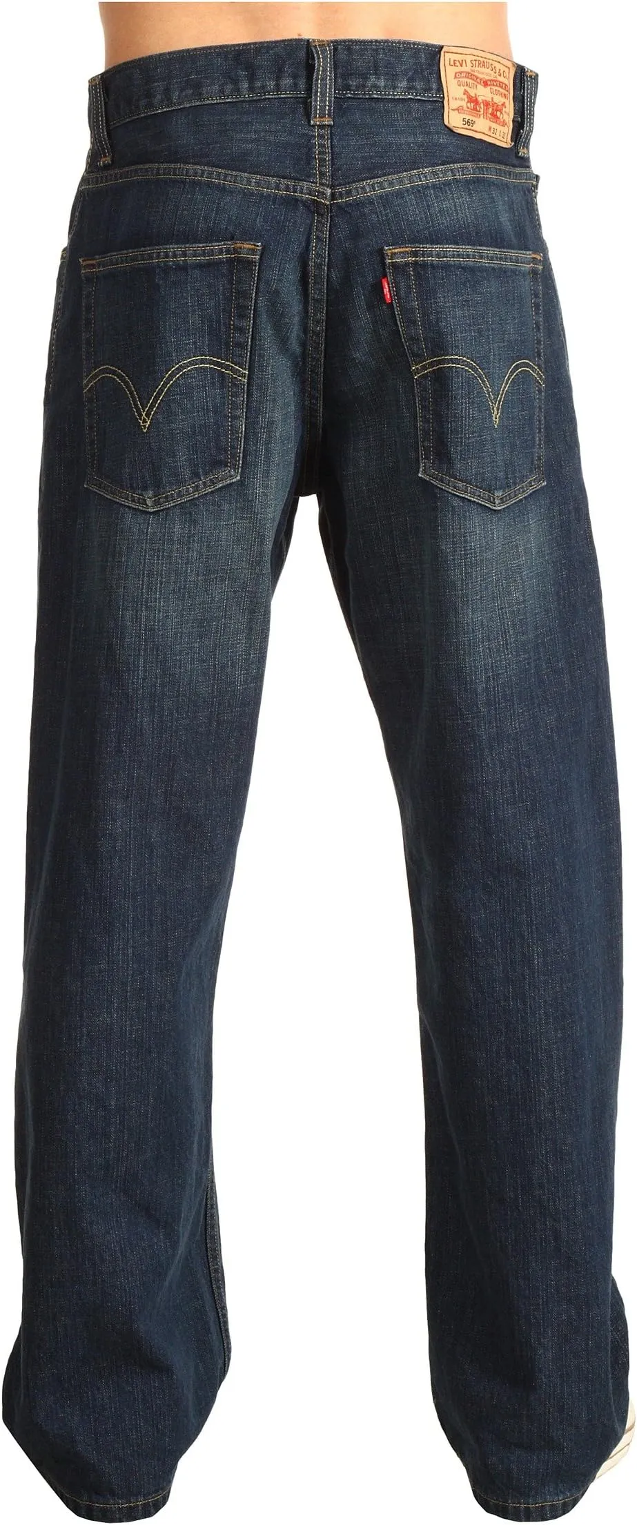 Levi's 569 Loose Straight Fit Jeans, Dark Chipped