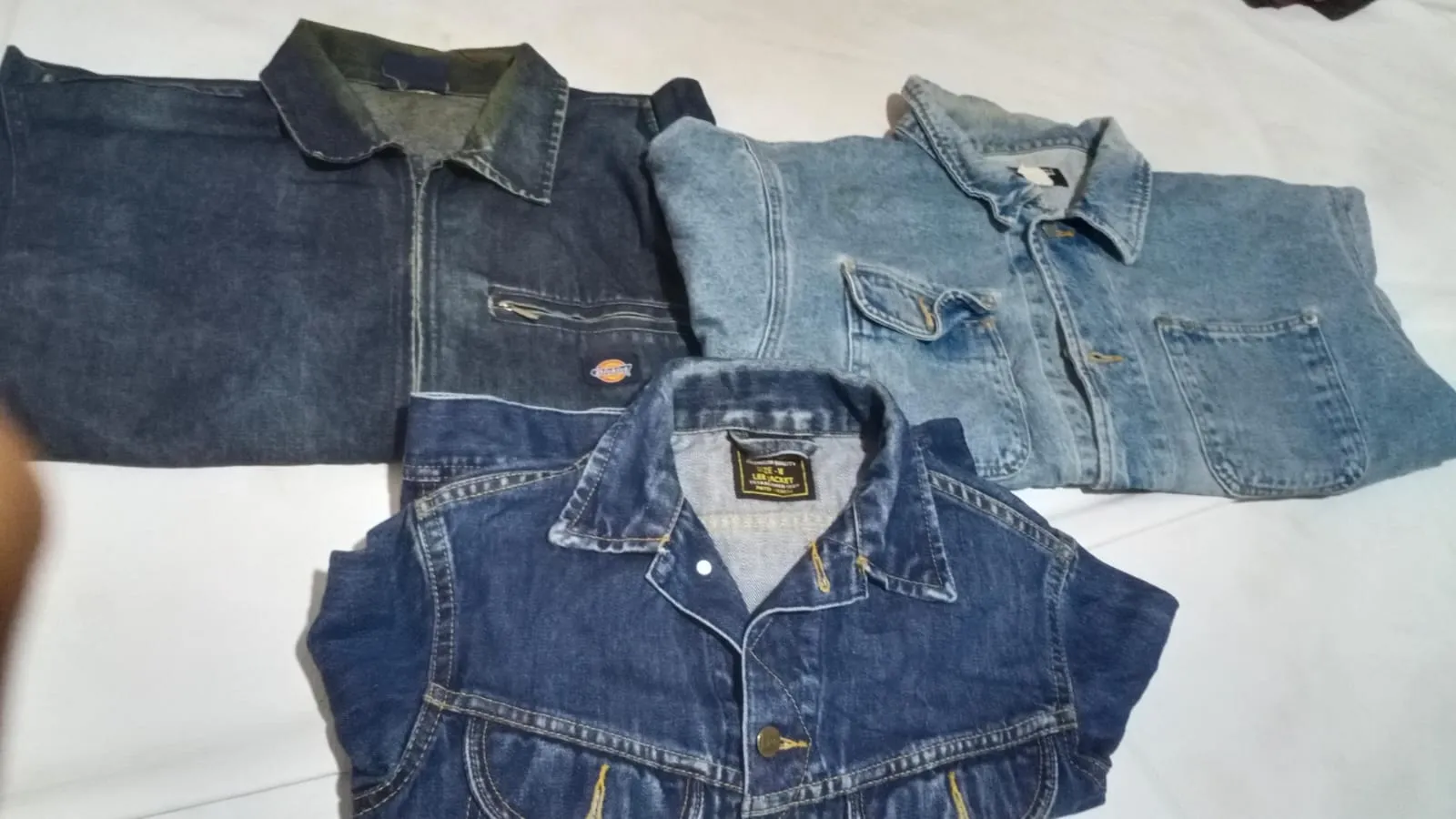 Mix branded denim jackets 10 pcs