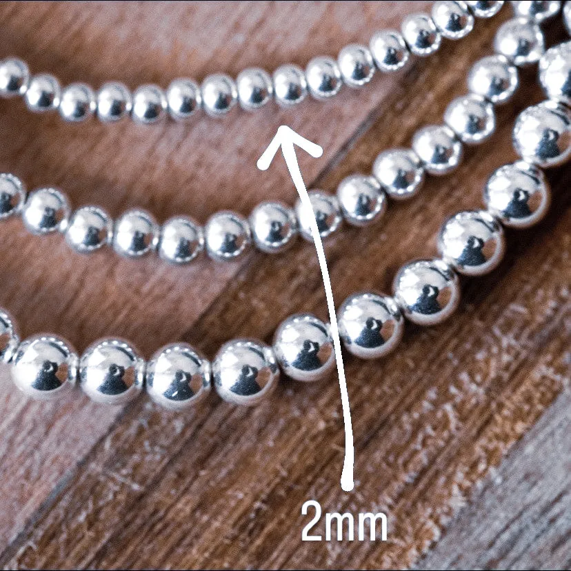 Modern Princess Silver Bracelet ~ 2mm