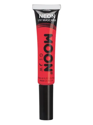 Moon Glow Intense Neon UV Mascara, Intense Red