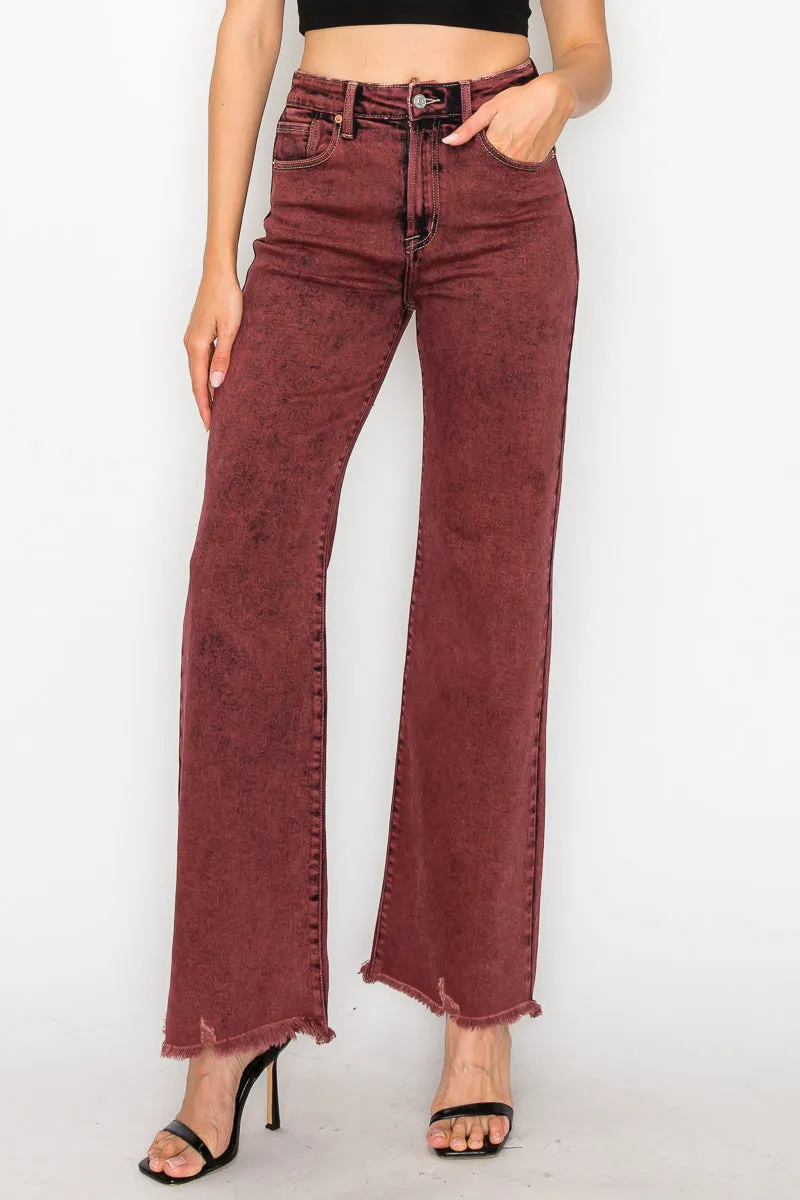 Mulberry High Rise Flared Leg Jeans