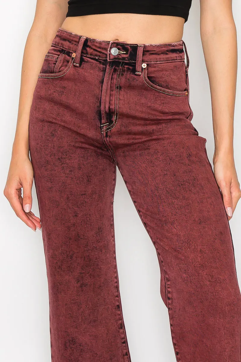 Mulberry High Rise Flared Leg Jeans