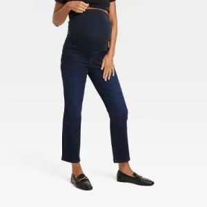 New - Over Belly Ankle Bootcut Maternity Pants - Isabel Maternity by Ingrid & Isabel