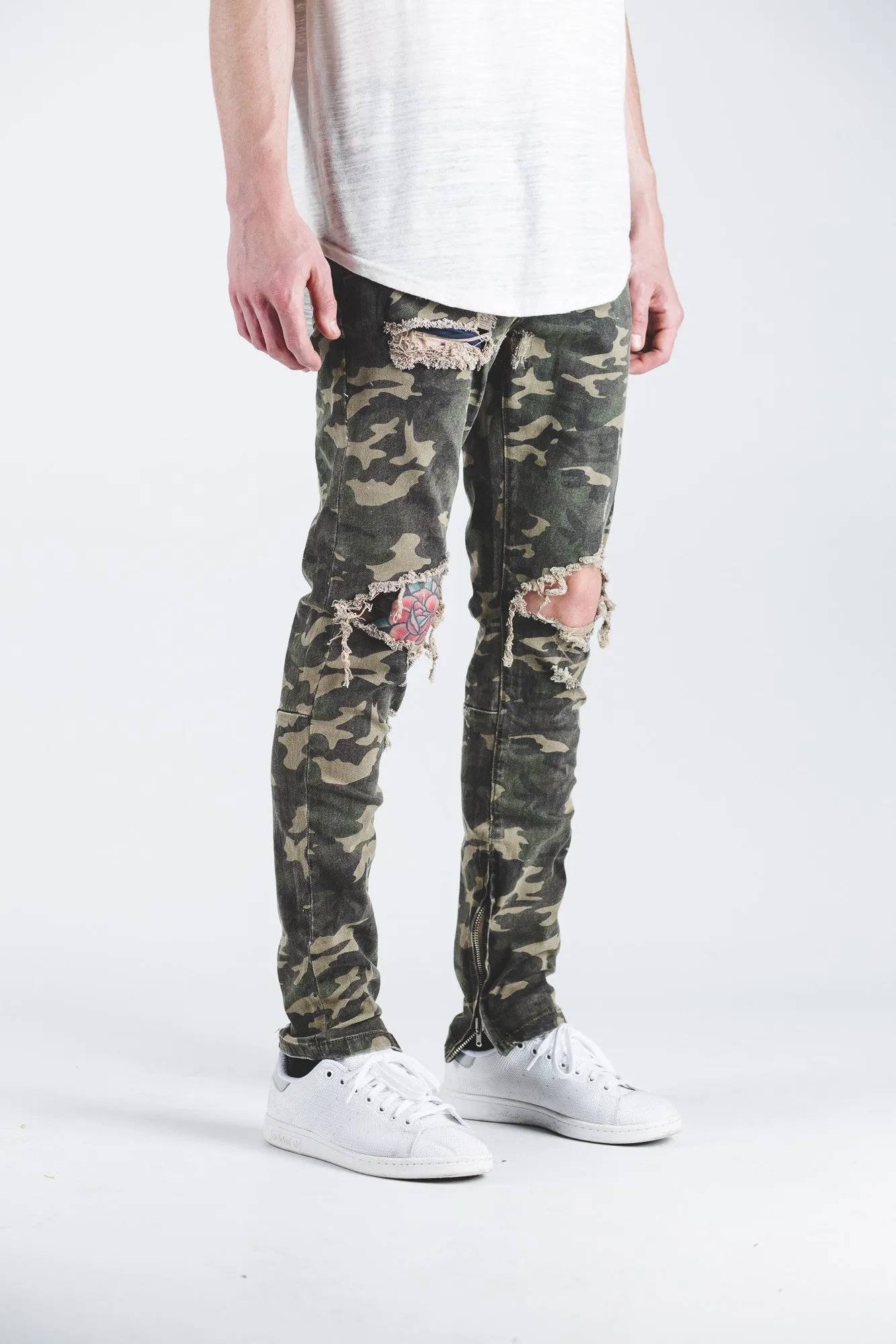 Pacific Denim (Camo Ripped)