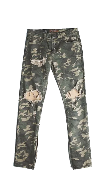 Pacific Denim (Camo Ripped)