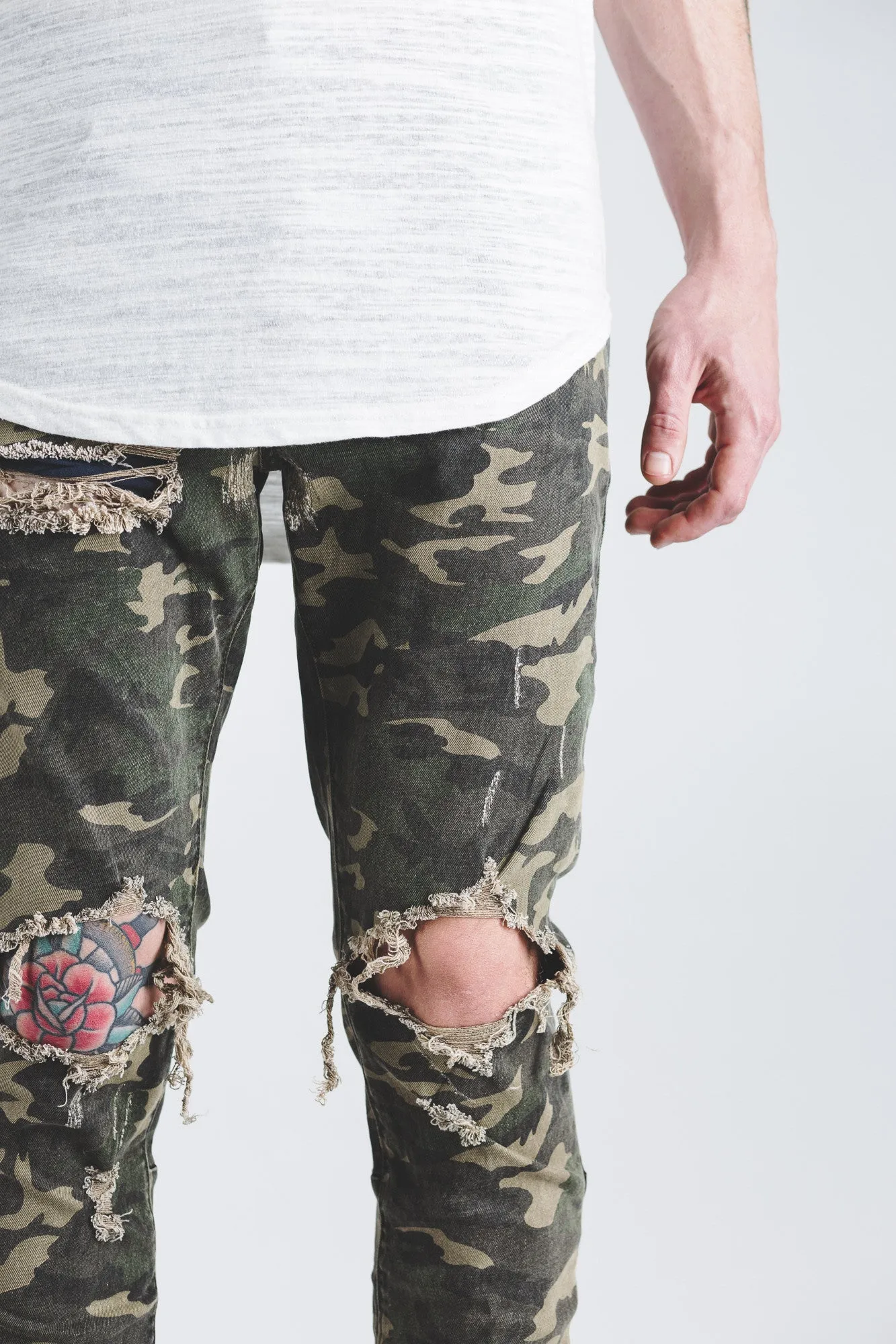 Pacific Denim (Camo Ripped)