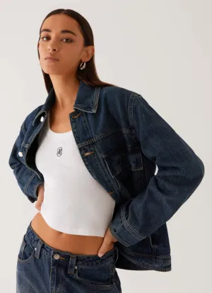 Raelynn Denim Jacket - Indigo