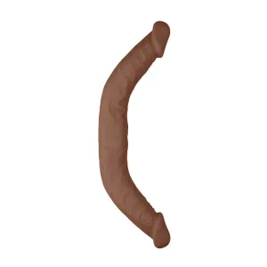 18-Inch Realistic Double-Ended Dildo in Flesh Tan - Flexible and Versatile Design