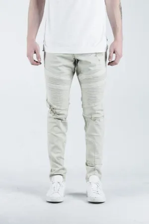 Sol Biker Denim (Off-White)