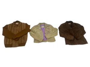 Suede Mix Jackets/Vest Mix - 14 Pcs - 10/5/24