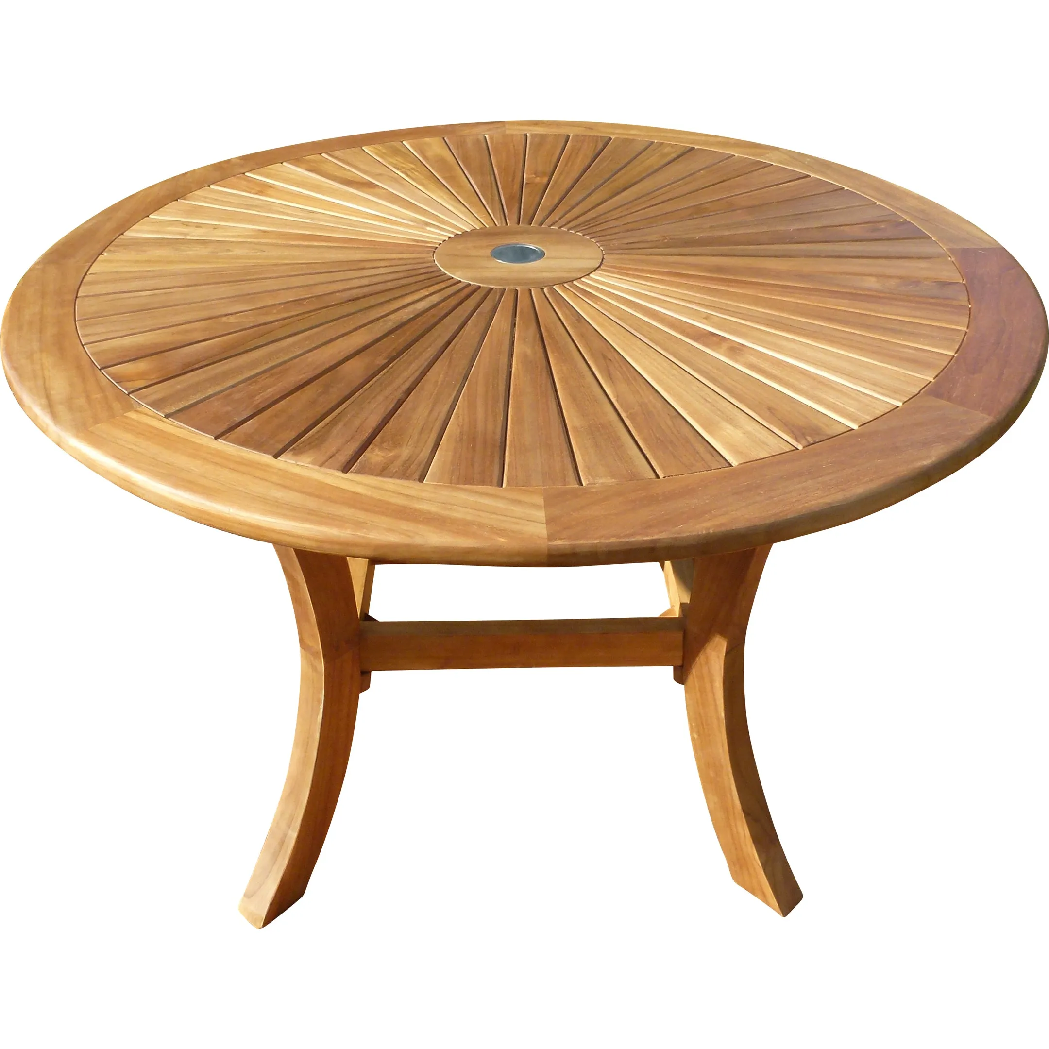 Teak Wood Sun Table, 47 Inch