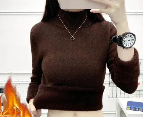 Thick Elastic Turtleneck for Women