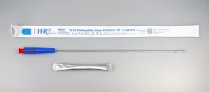 TruCath Hydrophilic Catheter with water bag and touch free sleeve, 18FR, 16"