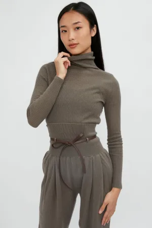 Turtleneck Sweater in Militare