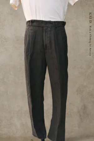 Wide Leg Matisse Pants - Aged Linen - 32, 34, 36