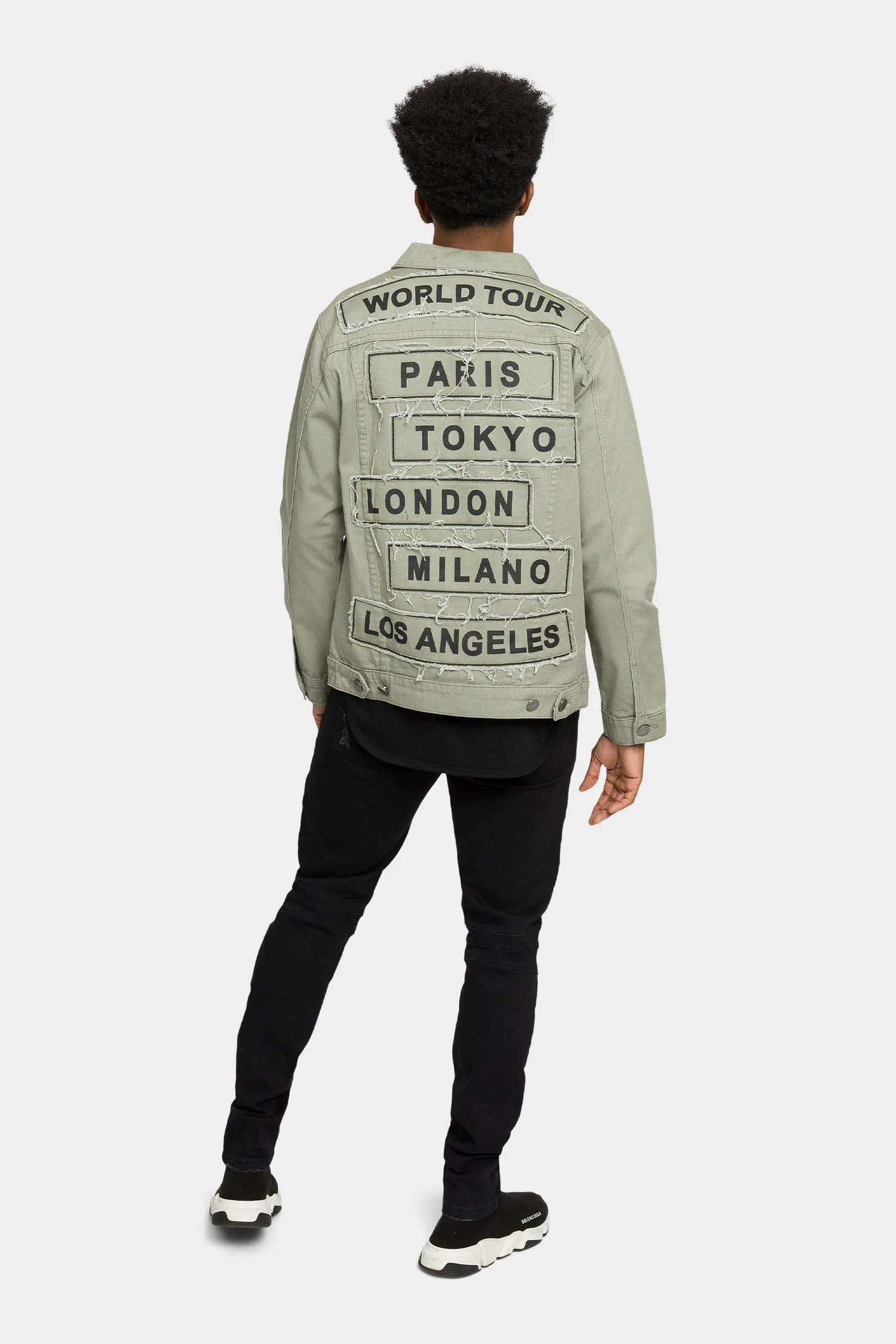 World Tour Colored Denim Jacket