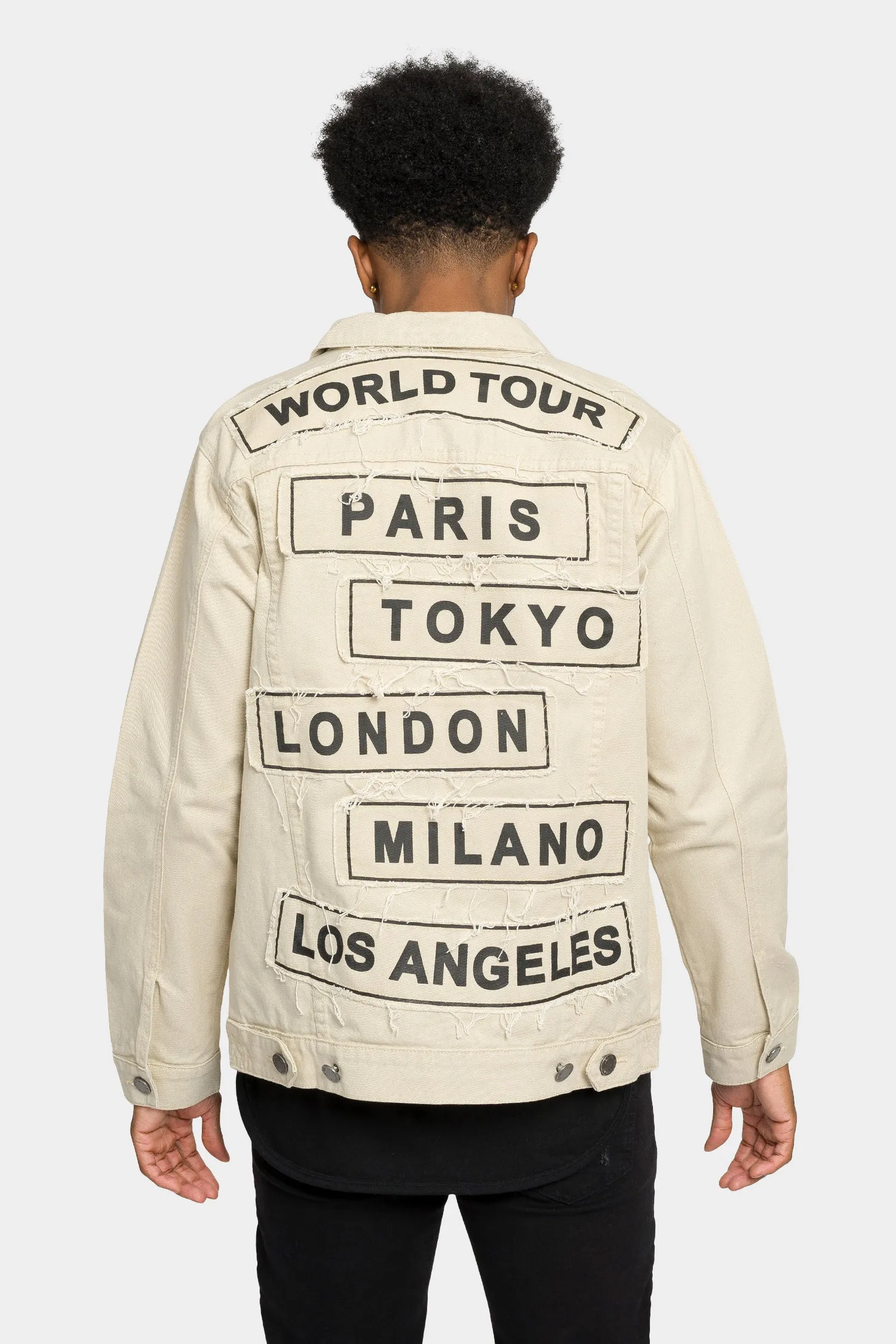 World Tour Colored Denim Jacket