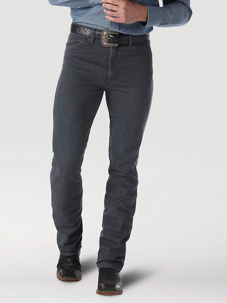 Wrangler Cowboy Cut Slim Fit 100% Cotton Charcoal