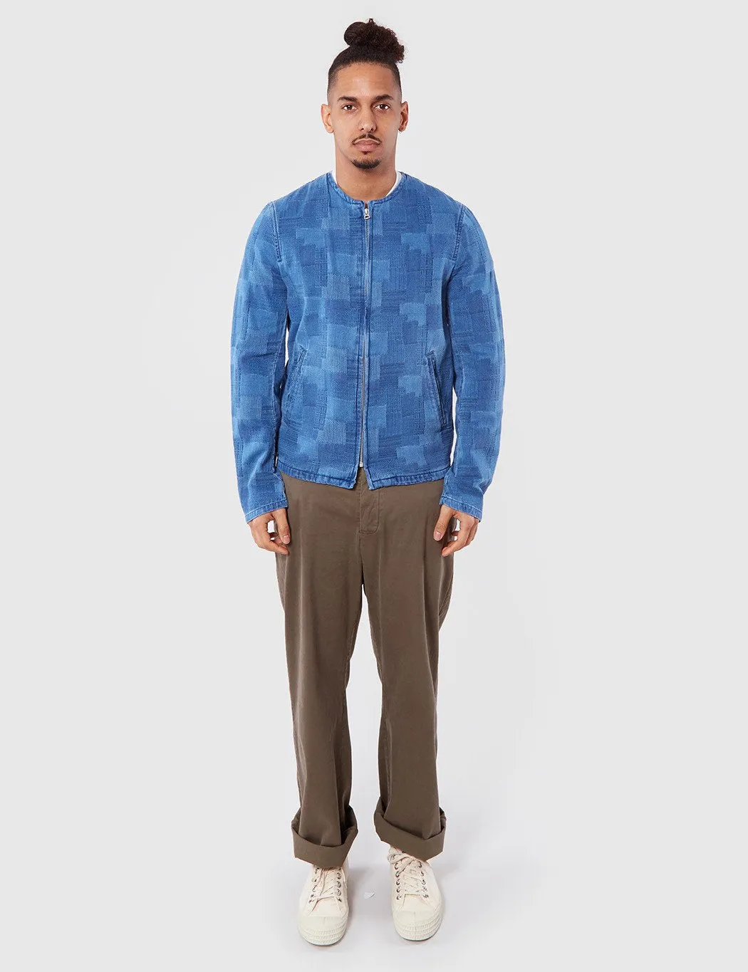 YMC Fonda Patchwork Jacket - Indigo