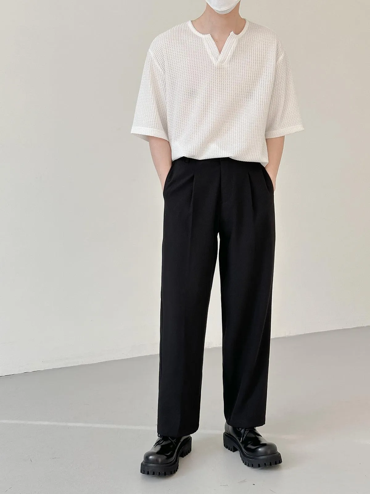 Zhou Essential Office Style Bootcut Trousers