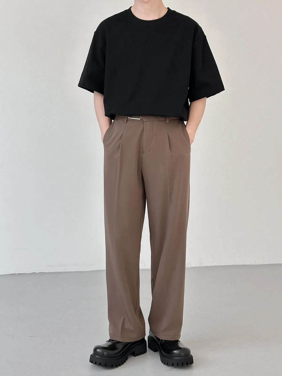 Zhou Essential Office Style Bootcut Trousers